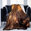 Coffee Bean Cigar Blanket Soft Comfortable All Seasons Perfect Sofa Office Naps Trips Birthday Gift Christmas Present