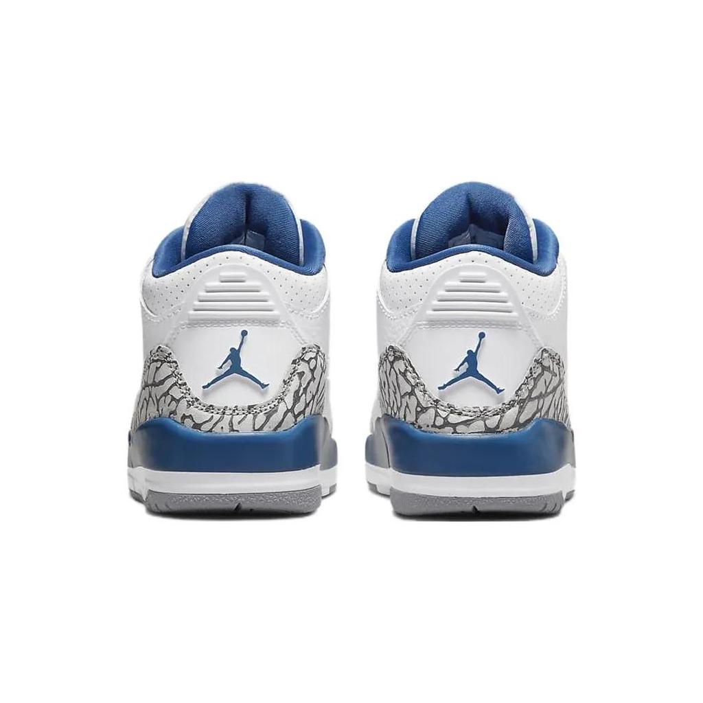 Air Jordan 3 Retro PreSchool 'Washington Wizards' (Unisex) White / True Blue / Metallic Copper / Cement Grey Kids' Basketball Shoes DM0966 148