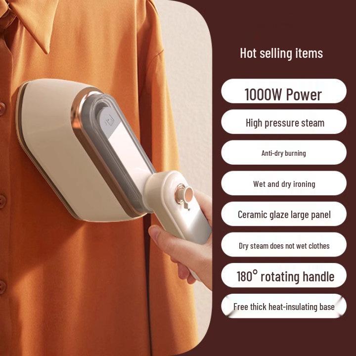 Portable Handheld Garment Steamer - Home Use, Wrinkle Removal, New Model