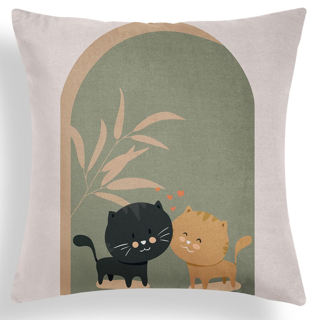 Nordic Geometric Green Pillow Cover Summer Plant Sofa Pillow Cover Cushion Cover Premium Durable Quality Useful