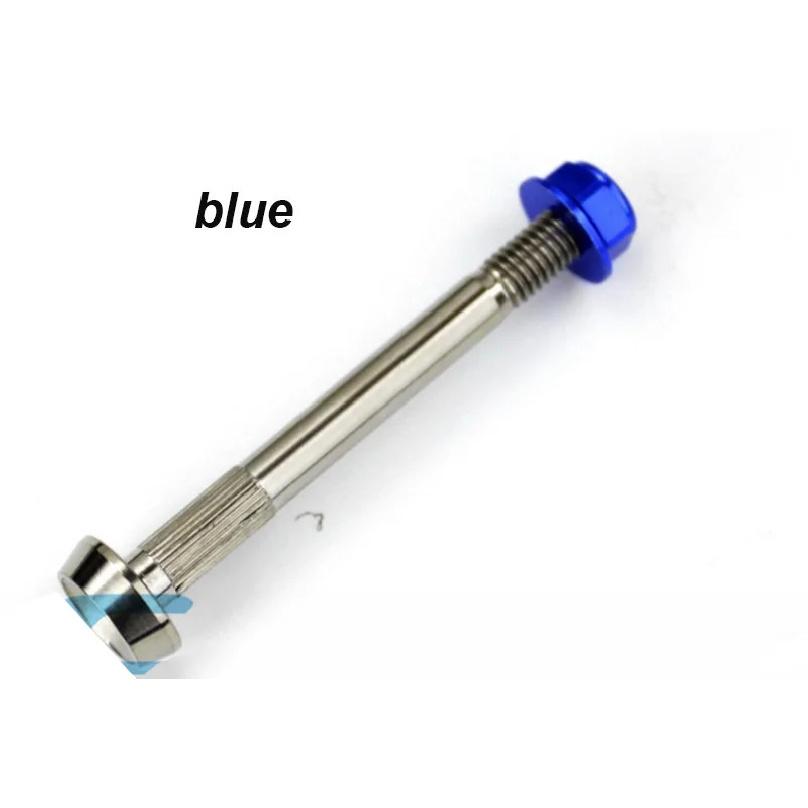 

8 Colors Bicycle Suspension Block Bolt with Nut Titanium for Brompton Bike Rear Shock синий