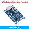 10pcs 5V 1A 18650 TP4056 Lithium Battery Charger Module Charging Board With Protection Dual Functions 1A Li-ion