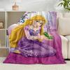 1PC Princess Rapun-zel Flannel Blanket Gift, Suitable for Both Men And Women, Soft Ideal for Beds And Sofa, Birthday Or Christmas Gift