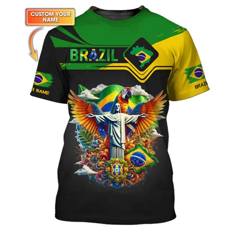 

Statue Of Christ The Savior 3D Print T-shirt Men Women Brazil Football Jersey T Shirts Summer Sport Casual Trendy Novel Tee Top 6XL