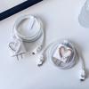 Flash Diamond Love Applies To Apple 14 Charger Protective Case iPhone13 Data Cable 20w Fast Charging Head 15Pro