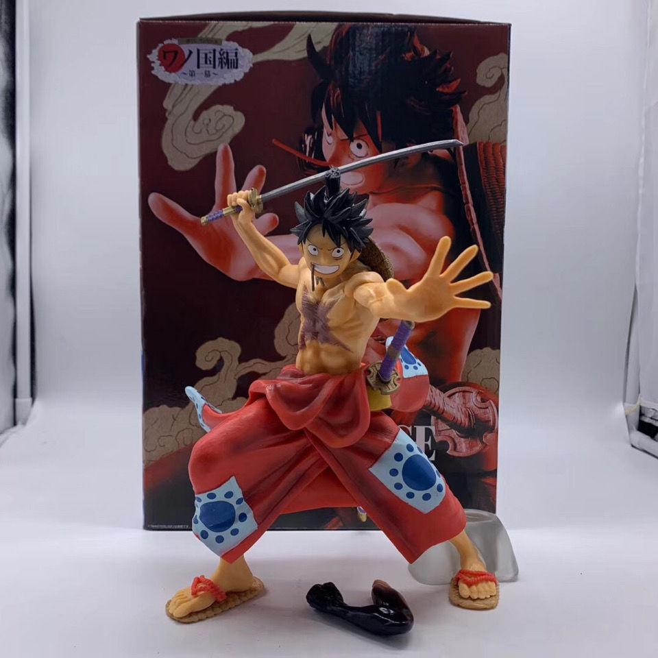 New One Piece And The Land Of Kimono Luffy Figurines Model Figurines Accessories Birthday Gifts Creative Anime Toys