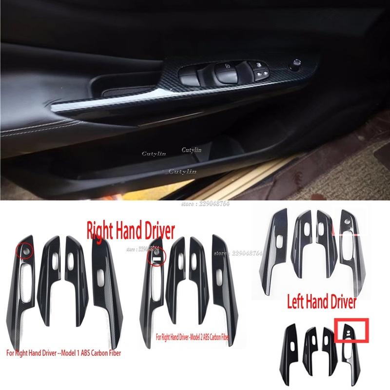 RHD LHD For Nissan Navara NP300 ST Terra 2014- Interior Accessories Window Switch Panel Frame Cover Trim Interior Stickers