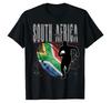 Südafrika Flagge Rugbyspieler Und Für Blut Schweiß Keine Angst Welt Unterstützer Oberteil T-Shirt
