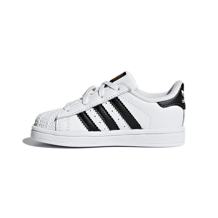 

Adidas Originals Superstar Abrasion Resistant Abrasion Resistant Low top Toddler Shoes White Black Gold BB9076 21