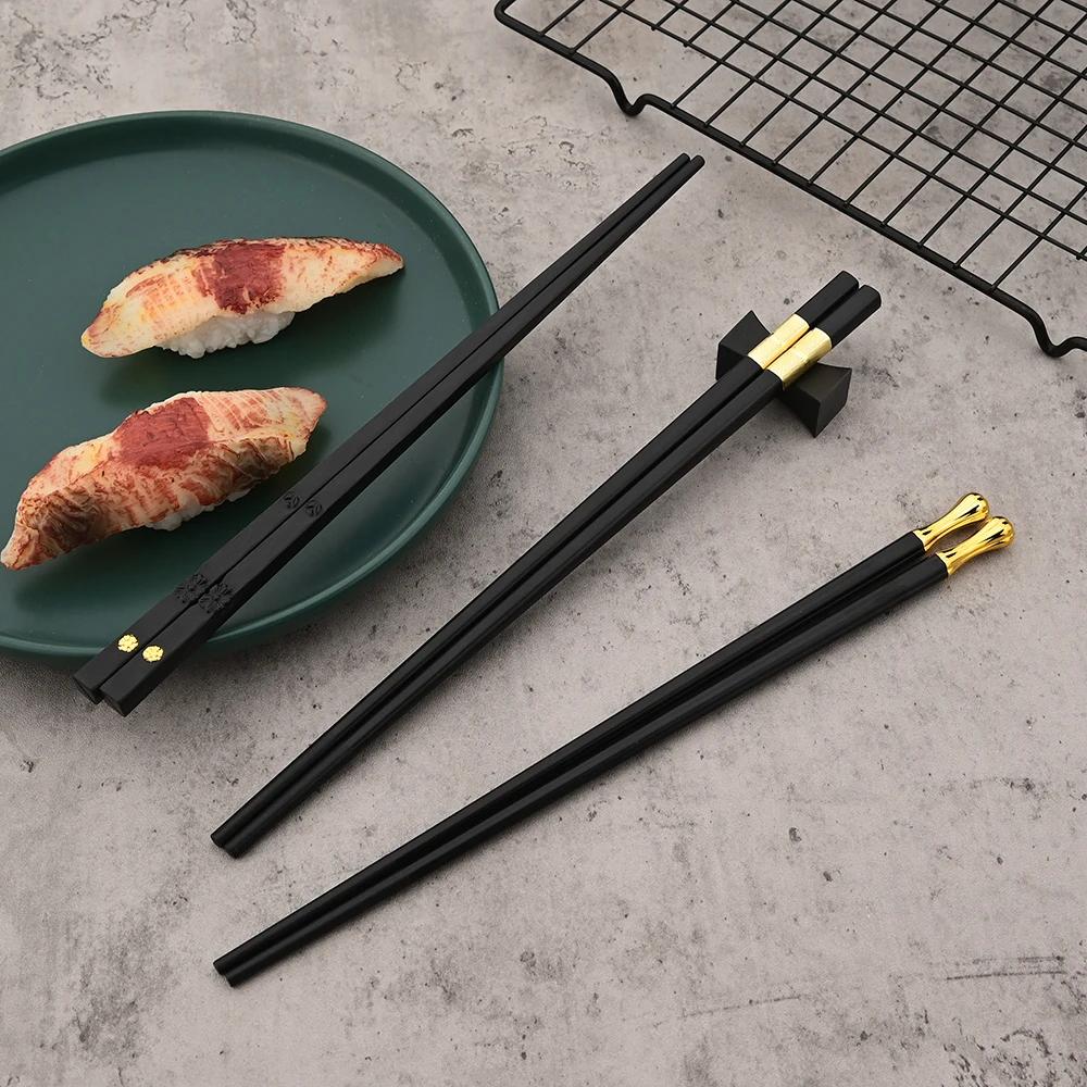 10 Pairs Chinese Japanese Chopsticks Sushi Sticks Korean Chopsticks Reusable Chop Sticks Kitchen Tableware Tool Accessories