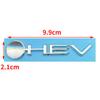 RE33Car 3D ABS HEV Logo Trunk Emblem Badge Decals Sticker For Toyota Camry 9th 2024 Highlander Granvia Sienna Avalon Accessories