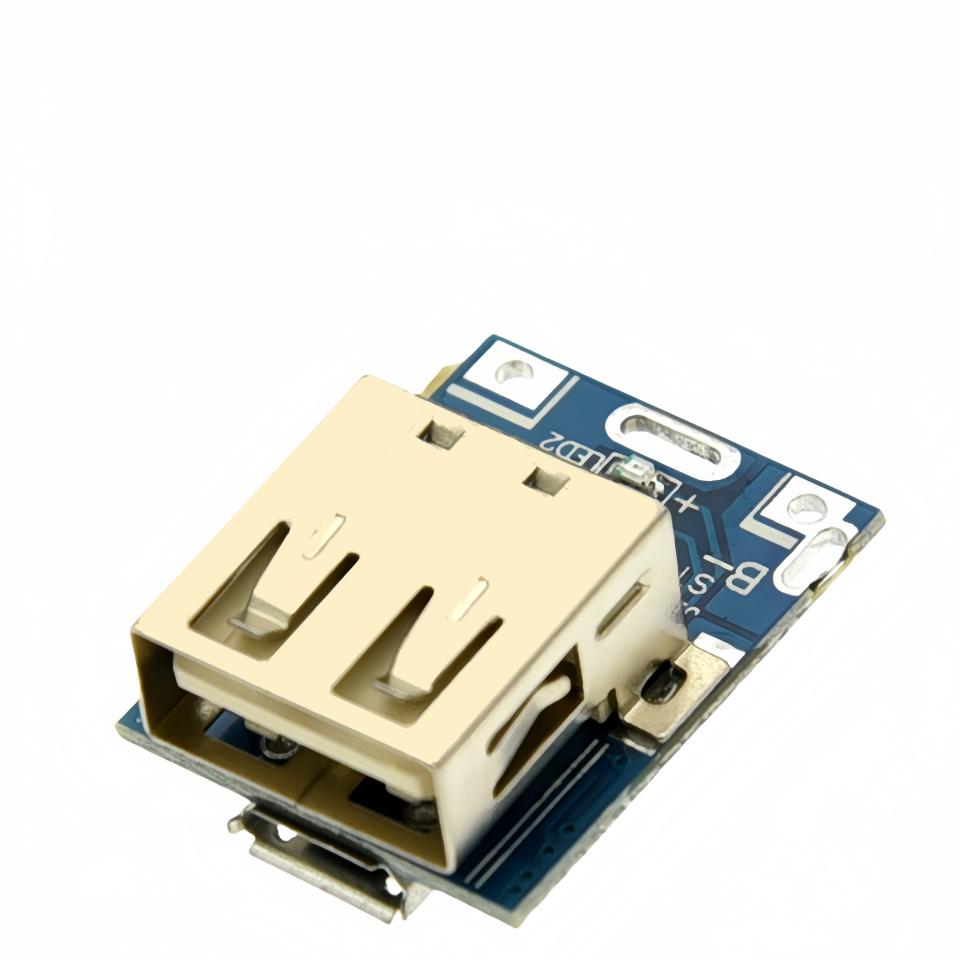5V 1A Boost Step Up Power Module Micro USB Type-C Lithium Battery Charger Board Overcharge Protection LED Indicator 134N3P DIY