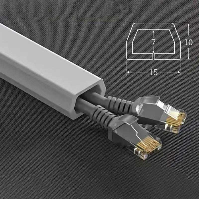 PVC Self-Adhesive Wire Protection Sealing Strips - Cuttable, Threading-Compatible