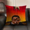 S-Salvador Dalii Art Cushion Cover Natural Linen Organic Fabric Double-Sided Printing Sofa Home Decor Gift Pillow Case