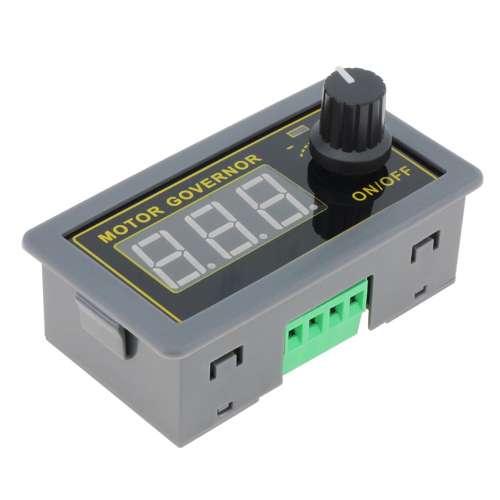 5V - 30V PWM DC Motor Governor Digital Display Adjustable Speed Encoder DC Motor Speed Controller