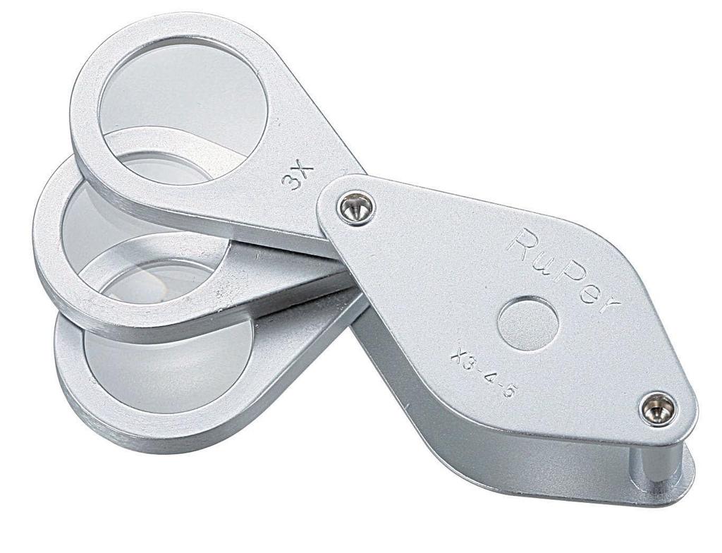 Niigata Seiki BeHAUS Made in Japan Metal Magnifier 3, 4, 5x Magnification No. 7070