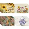 1PC Spring Festival Flower Placemats for Home Decor Dining Table Banquets and Special Events Table Supplies Dining Table Decor