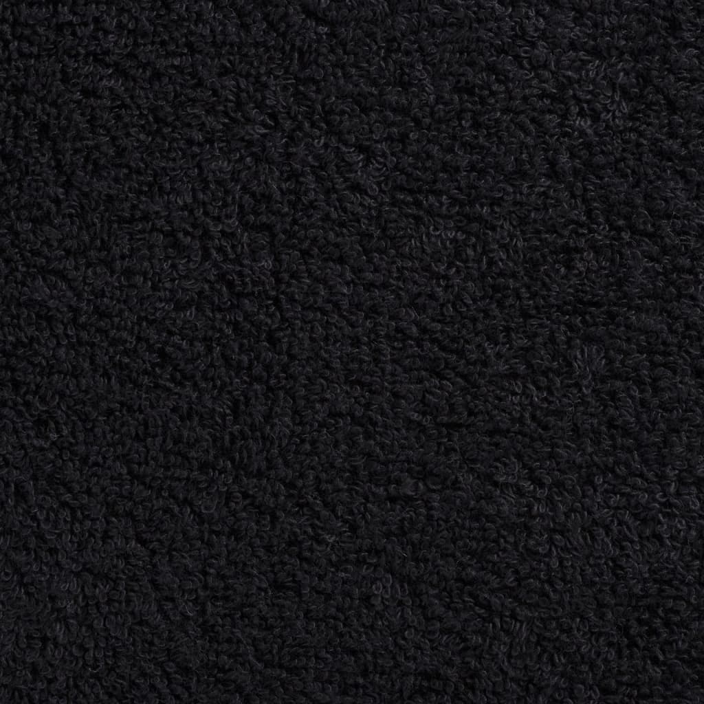 Premium Guest Towels SOLUND 4 pcs Black 30x50 cm 600 g m²