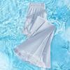 Summer Loose Flare Pants Ice Silk Sunscreen Slim Fit Versatile Long Trousers for Women