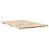 Bed Frame Brown 135 x 190 cm Solid Pine Wood