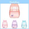 Adorable Lightweight Nylon School Backpack With Cartoon Design For Girls And Boys