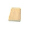 Rectangular Wood Pattern Tea Tray Japanese Style Tea Cup Plate Imitation Wood Grain Tray  Home