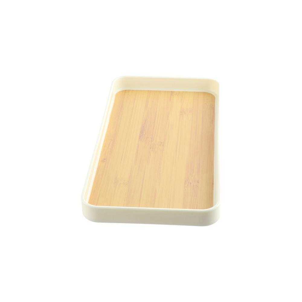 Rectangular Wood Pattern Tea Tray Japanese Style Tea Cup Plate Imitation Wood Grain Tray Home