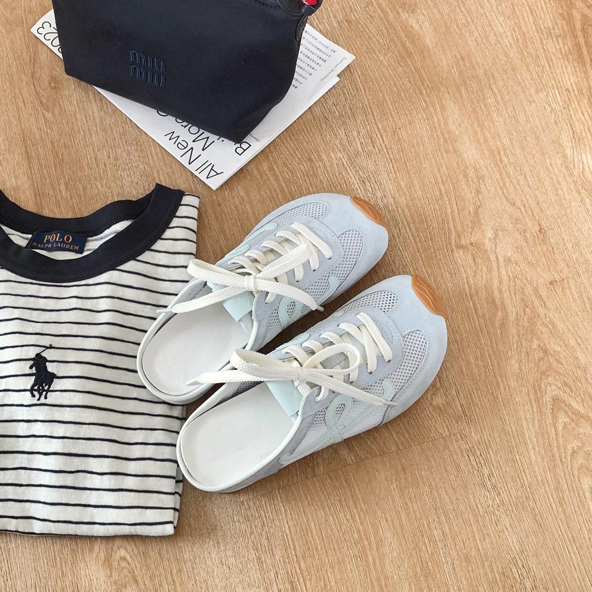 

Женские летние кожаные сетчатые дышащие универсальные спортивные и повседневные полуботинки 40