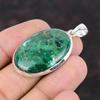 Cuprit Chrysokoll Anhänger Hochwertiger Edelstein Anhänger 925 Sterling Silber Anhänger Handgemacht Ethnischer Schmuck Anhänger als Geschenk Heilstein