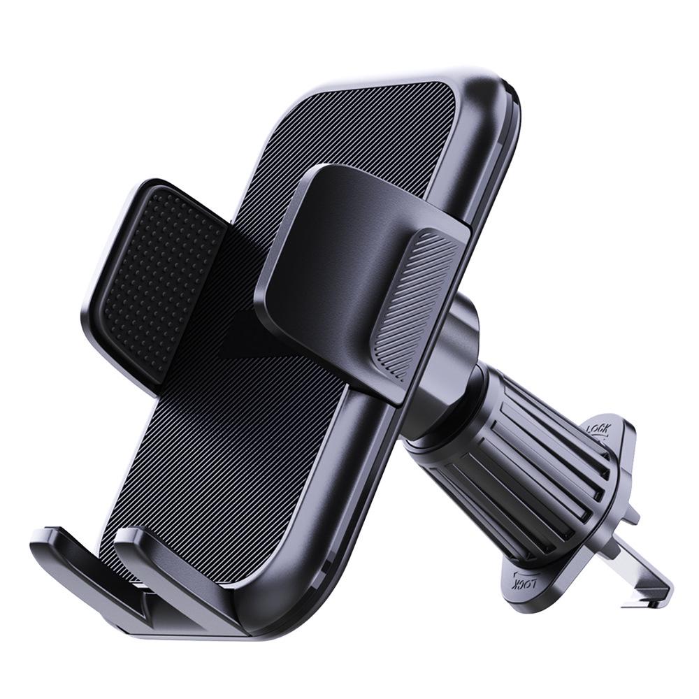 

Universal Anti-Shake Car Phone Holder for Air Vents - Secure Grip, No Slippage чёрный