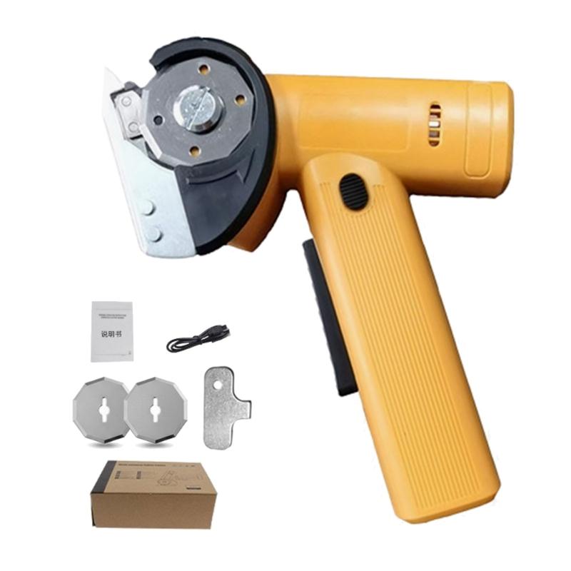Cordless Electric Scissors Battery Powered Fabric Scissors USB Recharging Cardboard Cutter for Fabric Carpet Leather