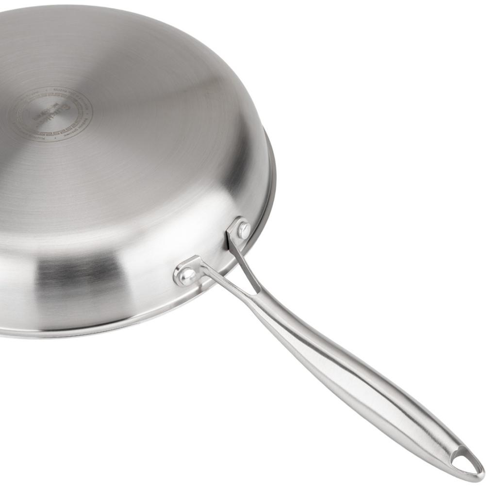 PATELNIA STALOWA 30cm Z POWŁOKĄ PLASTER MIODU E-7550