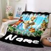 Personalisierbare Decke mit Namen, Eiszeit: Die Entstehung der Dinosaurier, Weich & Warm, für Sofa, Büro, Bett, Reisen, Mittagspause, Geschenk für alle Jahreszeiten