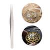 Stainless Steel Antimagnetic Acid Proof Tweezers High Hardness Watch Repairs Tool (#4)