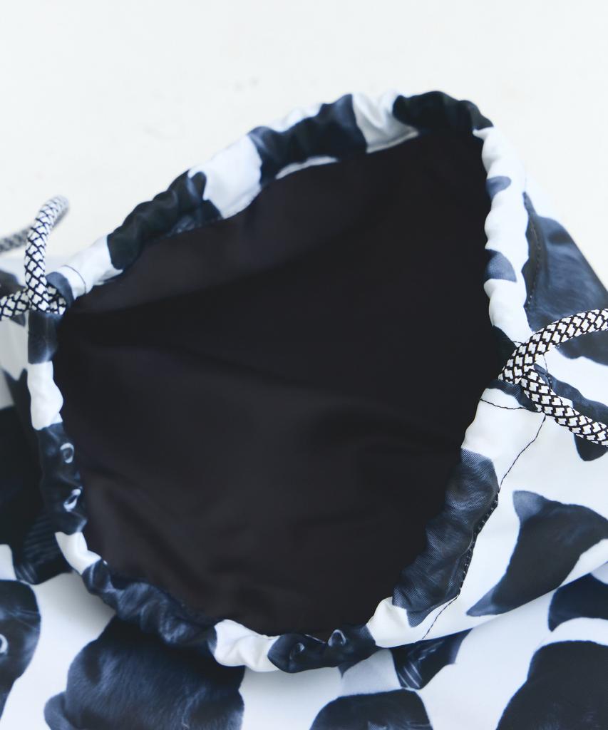 Moiremoa City Feline String Bag-Black