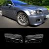 One Pair of Headlight Clear Cover Headlamp Lense Lens Front Headlamp Lens Replacemnt for BMW E46 2DR M3 325Ci 01 06