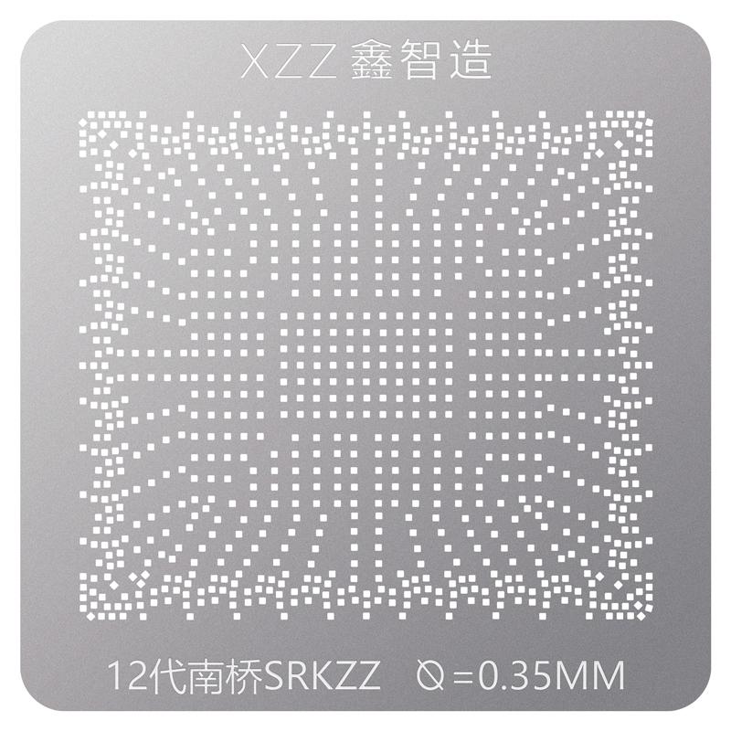 

XZZ BGA reballing stencil for SRKZZ SRKH0 SR29F SR33N SR1S9 TC790SA-A2 Direct heating BGA template Tin planting platform