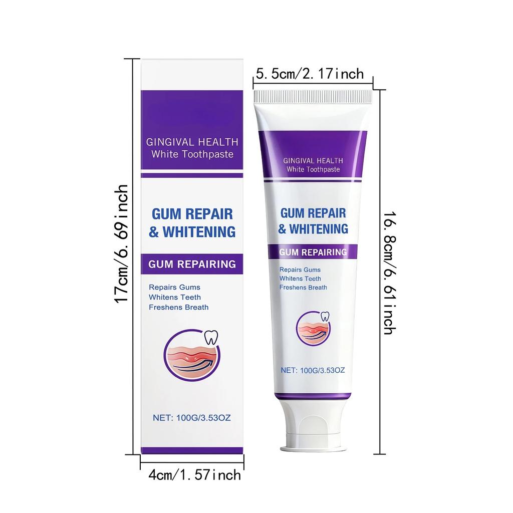 Gum Regeneration Toothpaste for Whitening Teeth Stains Tartar Removal Reduce Plaque Fresh Oral Protect Enamel Repair Toothpastep