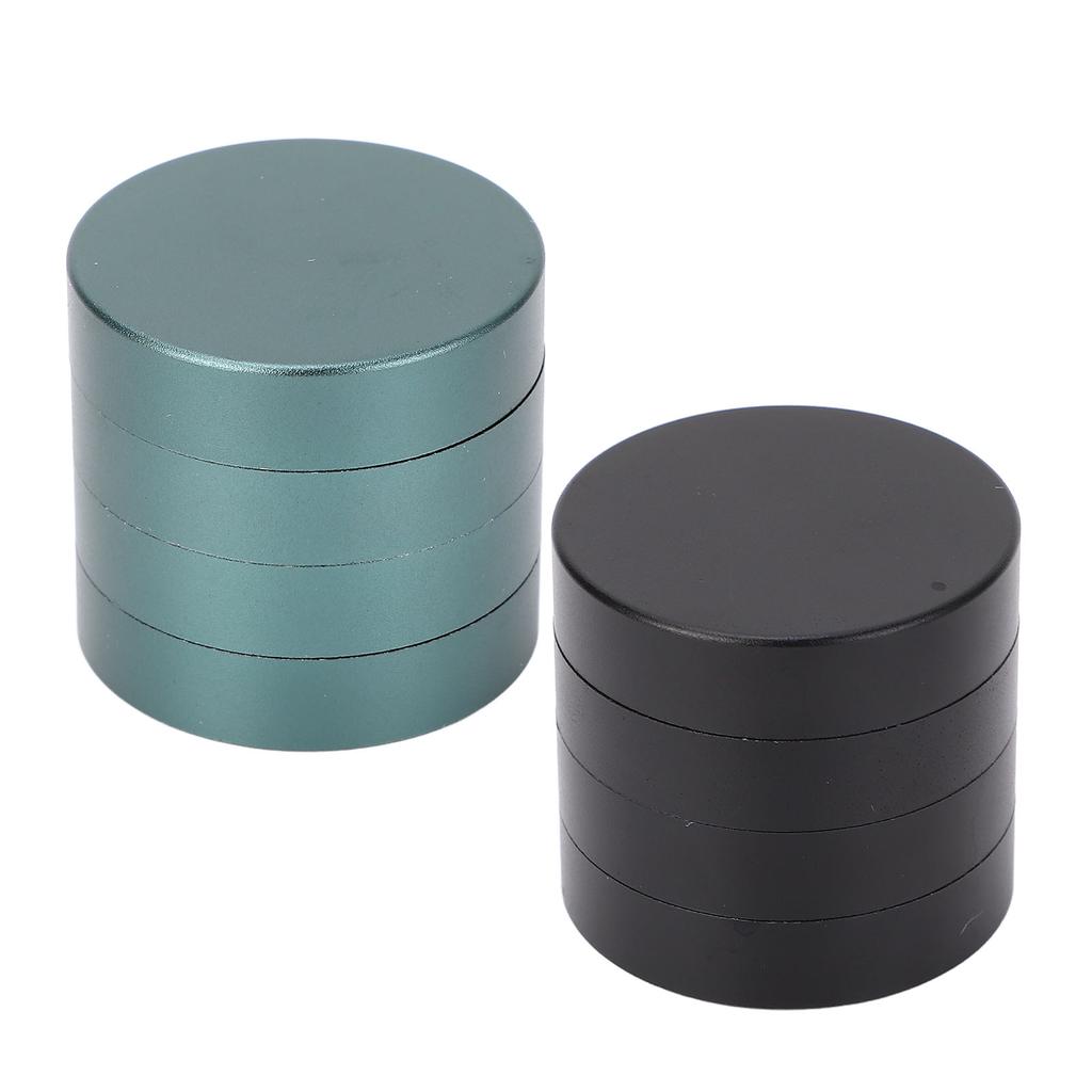 4 Layer Billiard Chalk Case Portable Aluminum Round Pool Cue Chalk Holder Universal