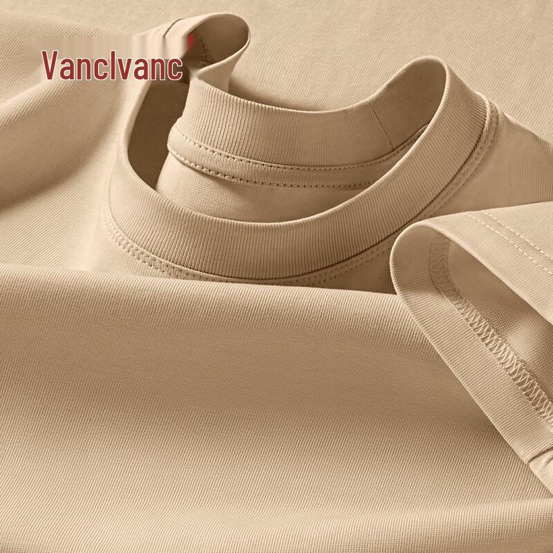 VANCL Men's Pure Cotton Loose Round Neck T-Shirt