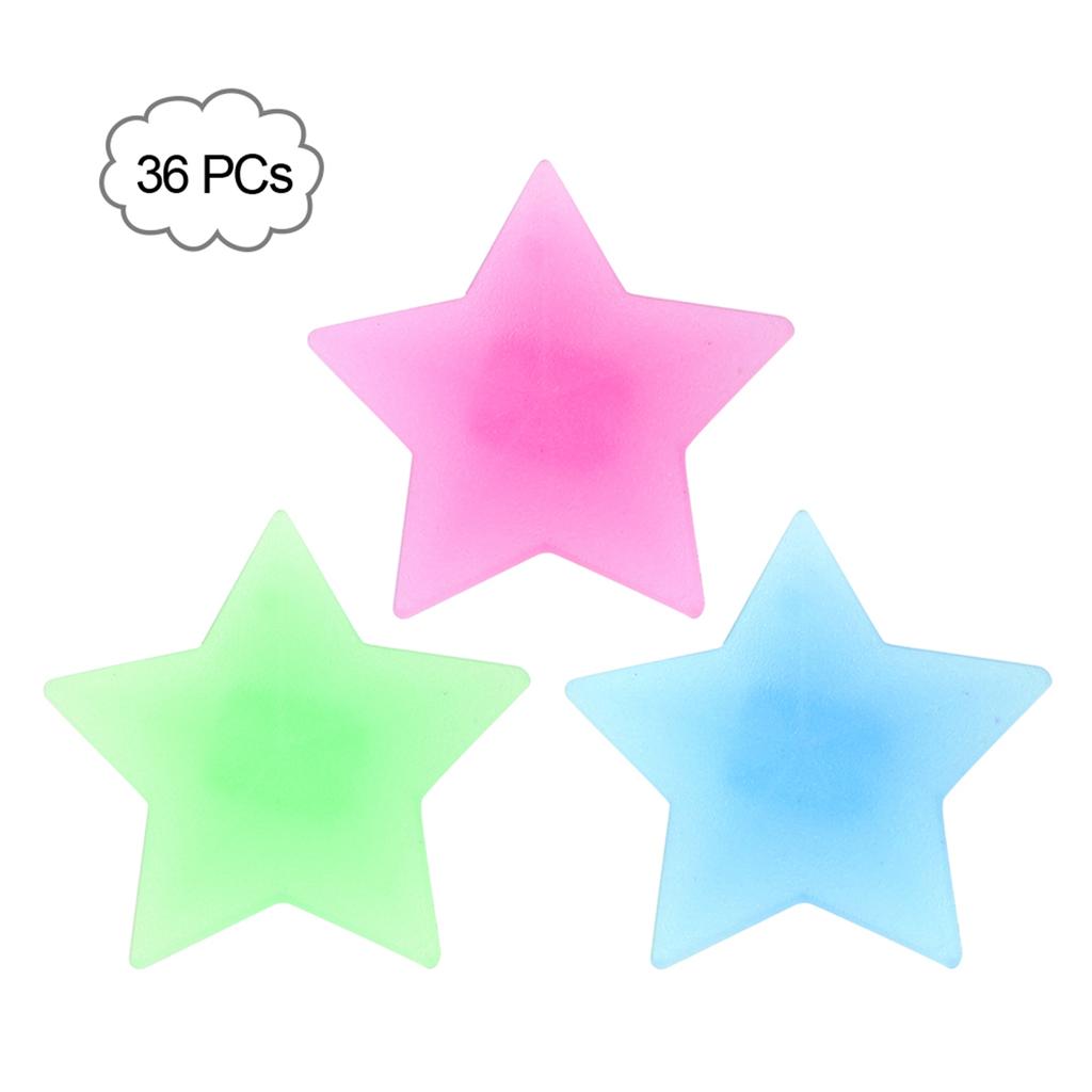 36 ks Hvězdičkové korálky Dětské plastové korálky na dráty kol jízdního kola Dekorace Spokey