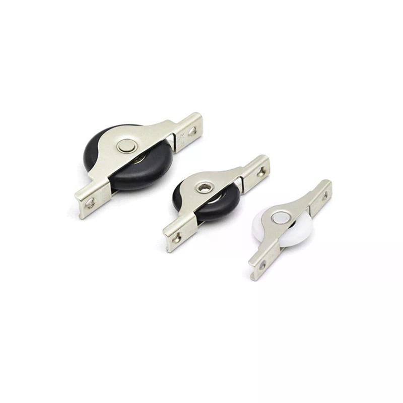 Steel Mute Wheel Sliding Door Wheel Cupboard Groove Load-bearing Nylon Pulley Wardrobe Wheels Furniture Hardware Accessories