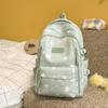 Schoolbag New Korean Version Fresh Schoolbag Women's Japanese Ins Niche Versatile Printed Backpack Junior High School Class Backpack