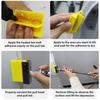 4Pcs Car Dent Repair Film Paint Dent Removal and Repair Right Plastic Puller Concave Pulling Edge Right Angle Pulling