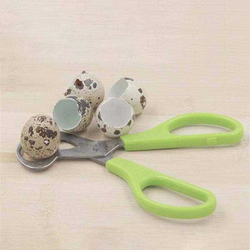 Nonrust Steel Quail Eggs Scissors Ergonomic Handle Quail Eggs Separators for Easy Use and Mess Release Eggs Cutting