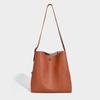 Casual Large Bag for Women, New 2025 Fashion Simple Shoulder Bag for Work and Commuting, Soft Leather Bucket Bag for Women, Large Capacity