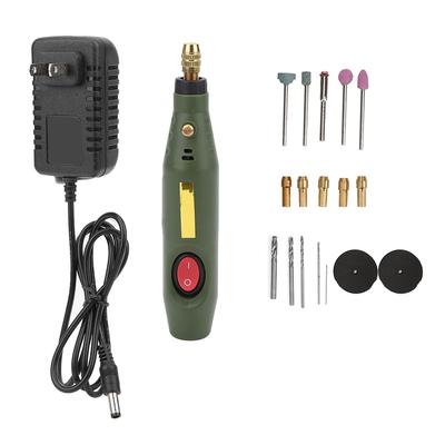Mini Electric Drill Grinder Engraver Rotary Carver Tool Kit Agate Wood Carving AC 100?240VUS Plug