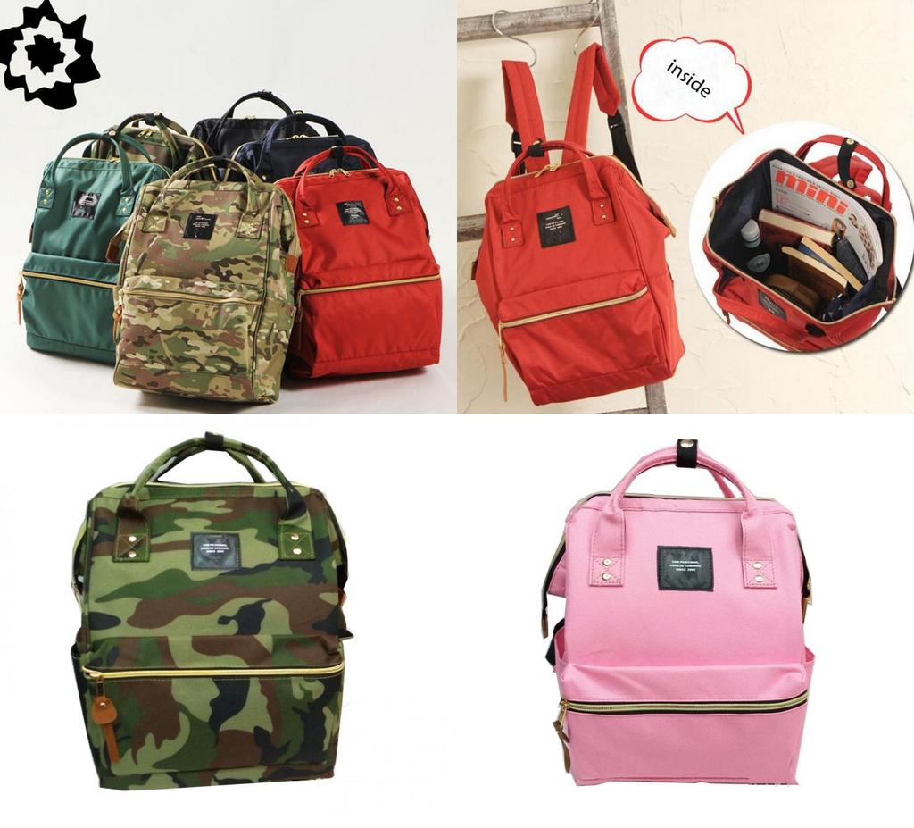 Students Canvas Fashion Backpack Unisex High Quality Waterproof School Bag
