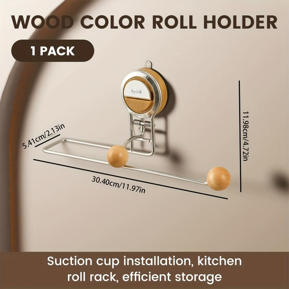 Suction Cup Roll Paper Holder Wall Mounted Paper Towel Hanger Utensils for The Kitchen Paper Roll Holder Kitchens Accessories