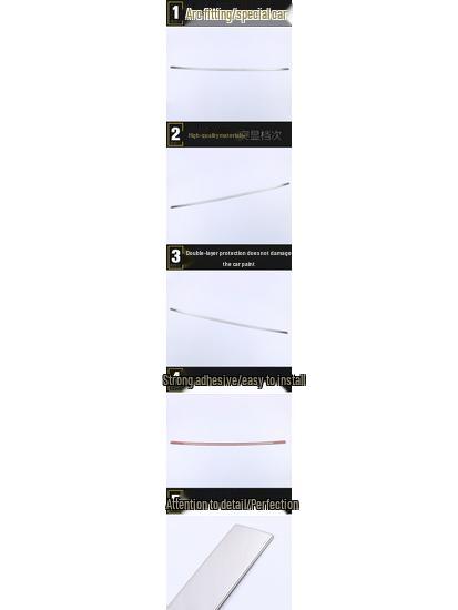 Komic GT Tailgate Protection: Anti-Scratch and Collision Strips for 20 Model Variants.